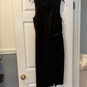Elegant Black Sleeveless Dress
